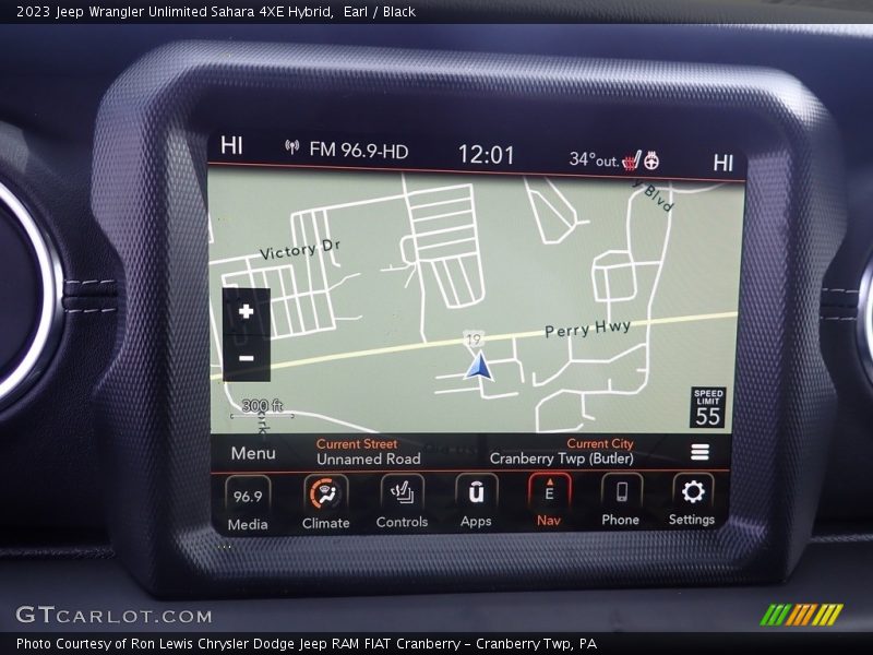 Earl / Black 2023 Jeep Wrangler Unlimited Sahara 4XE Hybrid