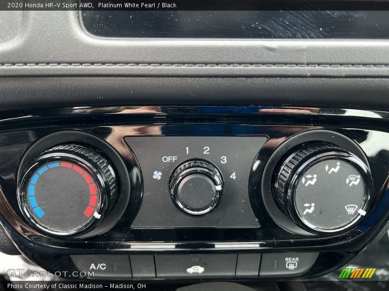 Platinum White Pearl / Black 2020 Honda HR-V Sport AWD