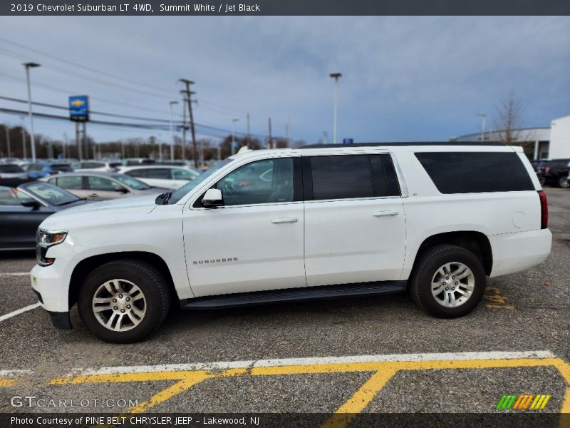 Summit White / Jet Black 2019 Chevrolet Suburban LT 4WD