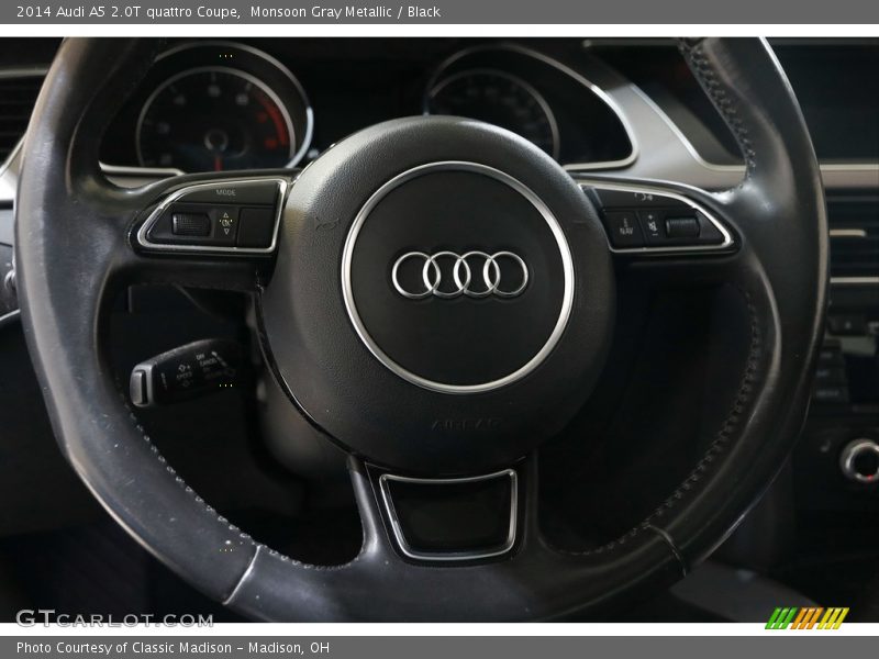 Monsoon Gray Metallic / Black 2014 Audi A5 2.0T quattro Coupe