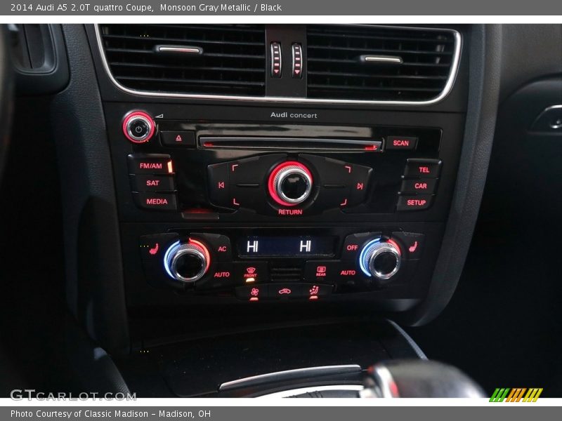 Monsoon Gray Metallic / Black 2014 Audi A5 2.0T quattro Coupe