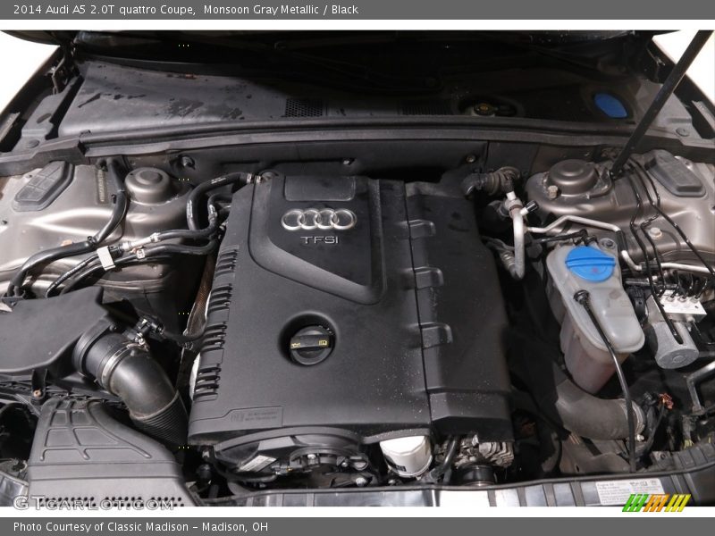 Monsoon Gray Metallic / Black 2014 Audi A5 2.0T quattro Coupe