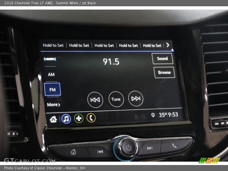 Summit White / Jet Black 2019 Chevrolet Trax LT AWD