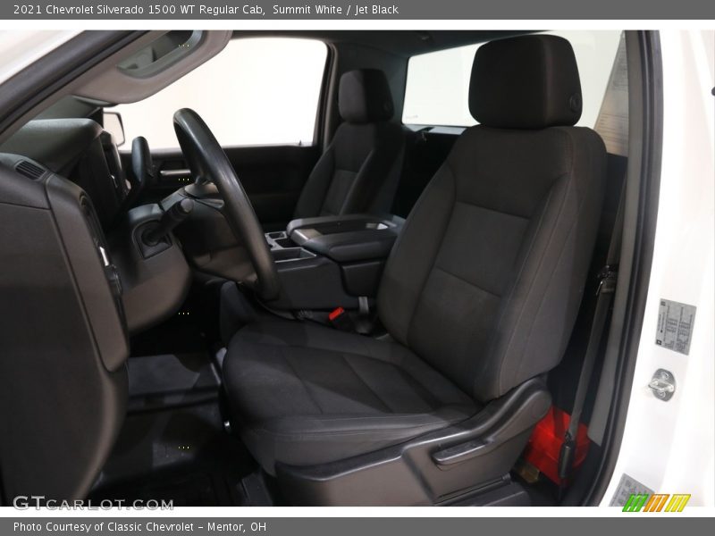 Summit White / Jet Black 2021 Chevrolet Silverado 1500 WT Regular Cab