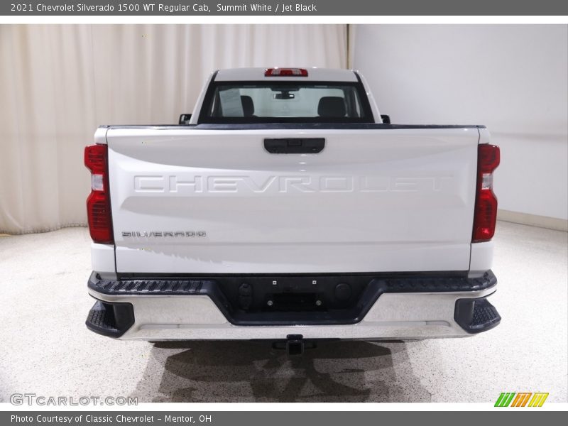 Summit White / Jet Black 2021 Chevrolet Silverado 1500 WT Regular Cab