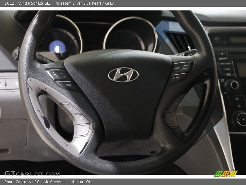 Iridescent Silver Blue Pearl / Gray 2012 Hyundai Sonata GLS