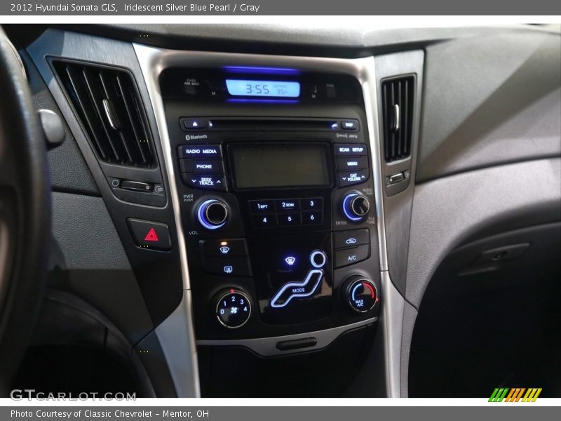 Iridescent Silver Blue Pearl / Gray 2012 Hyundai Sonata GLS