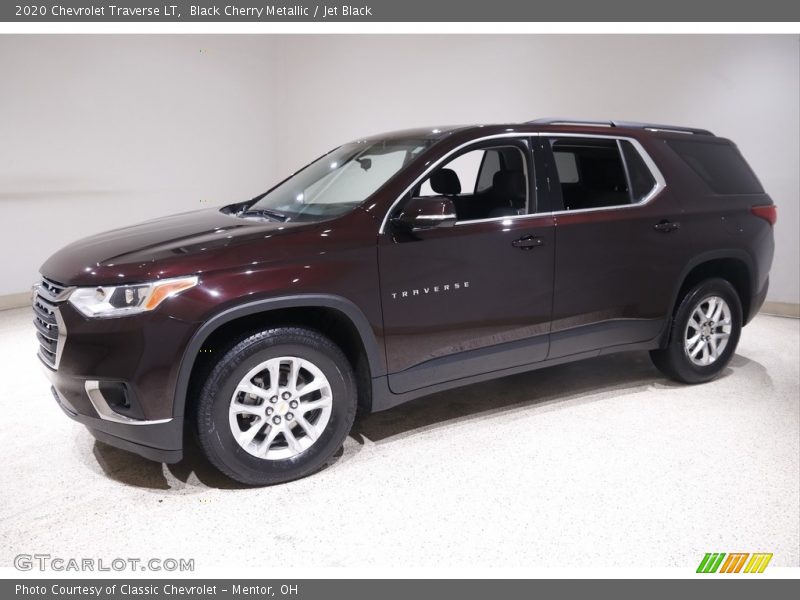 Black Cherry Metallic / Jet Black 2020 Chevrolet Traverse LT