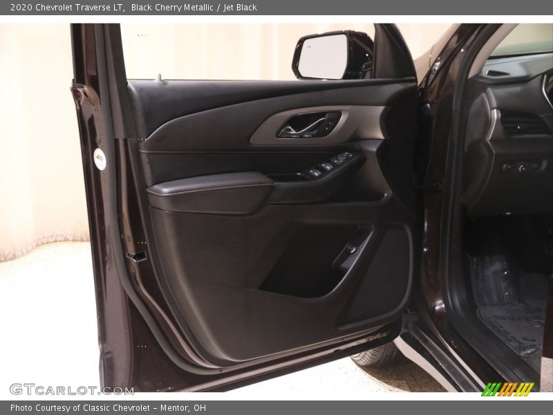 Black Cherry Metallic / Jet Black 2020 Chevrolet Traverse LT