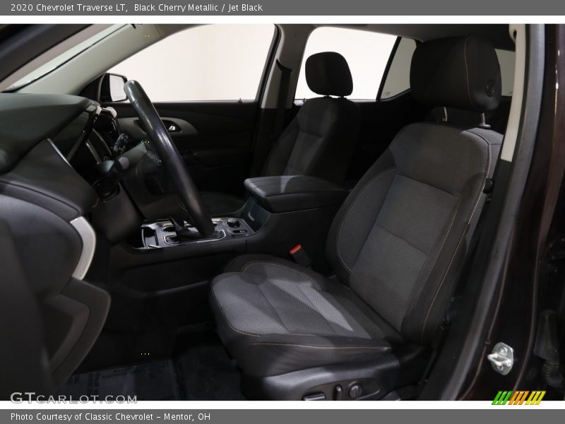 Black Cherry Metallic / Jet Black 2020 Chevrolet Traverse LT