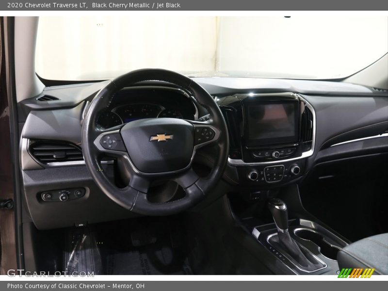 Black Cherry Metallic / Jet Black 2020 Chevrolet Traverse LT