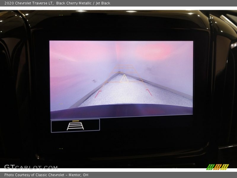 Black Cherry Metallic / Jet Black 2020 Chevrolet Traverse LT