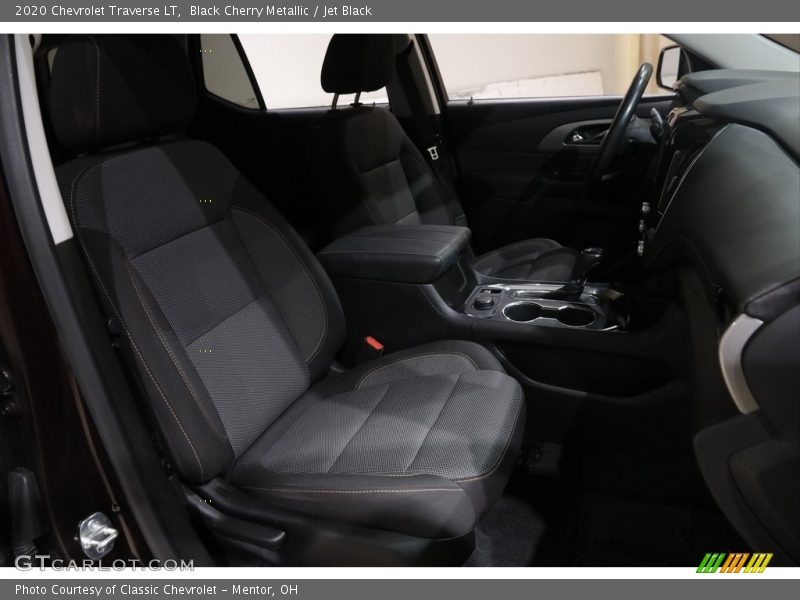 Black Cherry Metallic / Jet Black 2020 Chevrolet Traverse LT