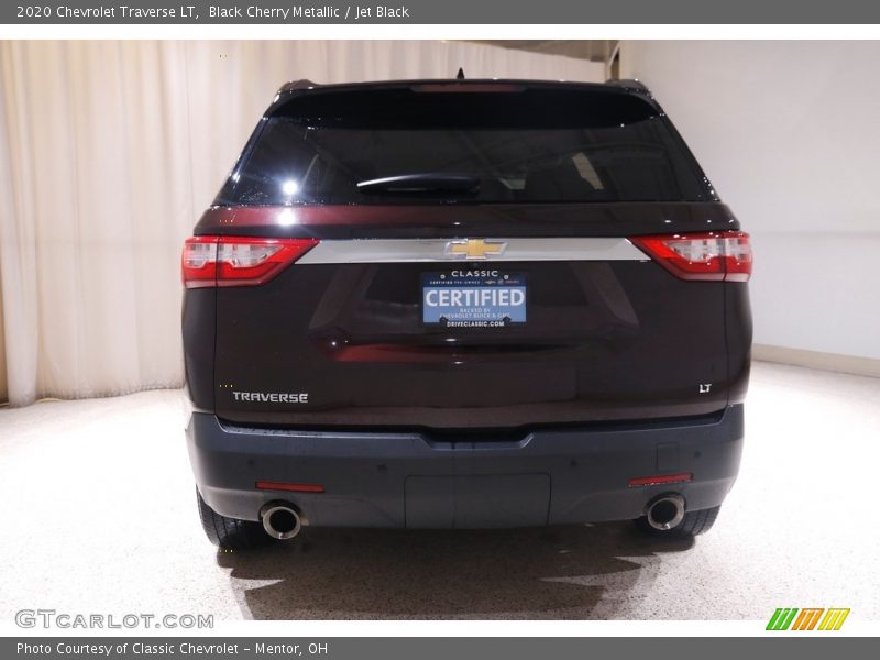 Black Cherry Metallic / Jet Black 2020 Chevrolet Traverse LT