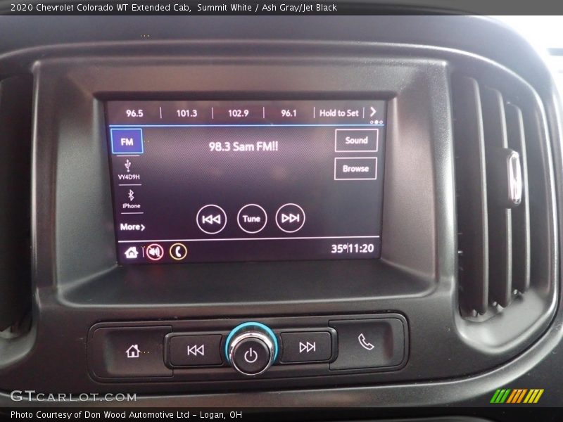 Summit White / Ash Gray/Jet Black 2020 Chevrolet Colorado WT Extended Cab