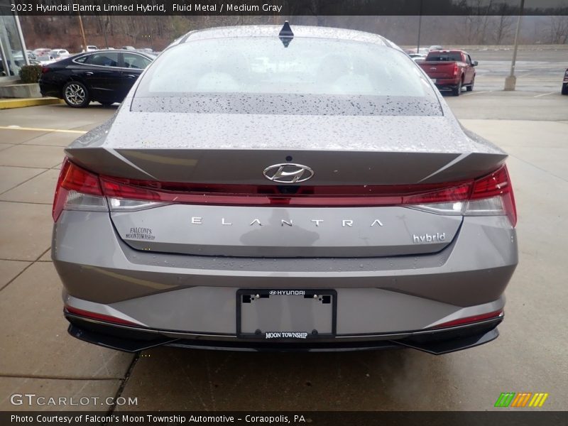 Fluid Metal / Medium Gray 2023 Hyundai Elantra Limited Hybrid