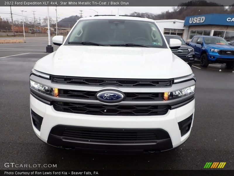 Star White Metallic Tri-Coat / Black Onyx 2022 Ford Expedition XLT 4x4