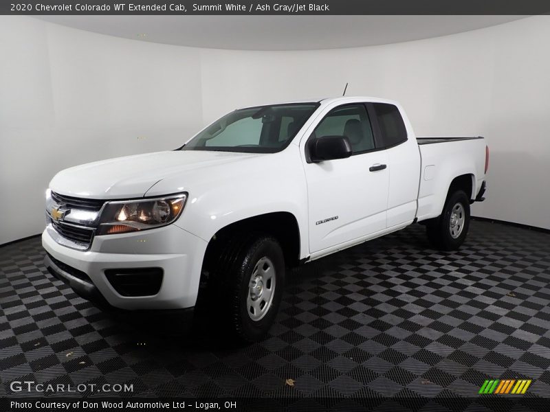 Summit White / Ash Gray/Jet Black 2020 Chevrolet Colorado WT Extended Cab