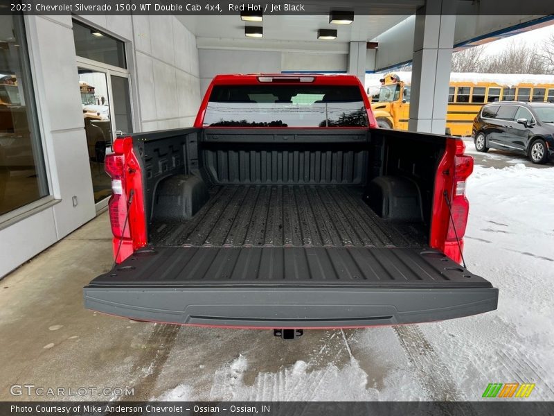 Red Hot / Jet Black 2023 Chevrolet Silverado 1500 WT Double Cab 4x4