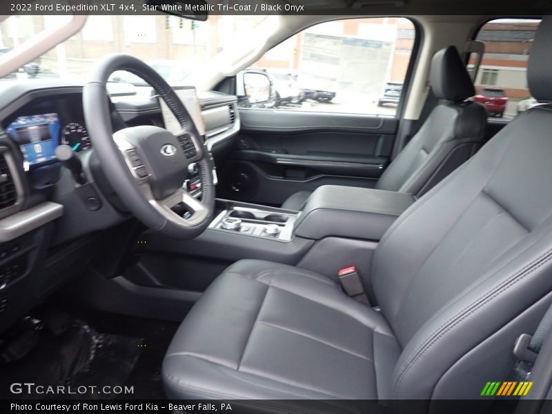 Star White Metallic Tri-Coat / Black Onyx 2022 Ford Expedition XLT 4x4