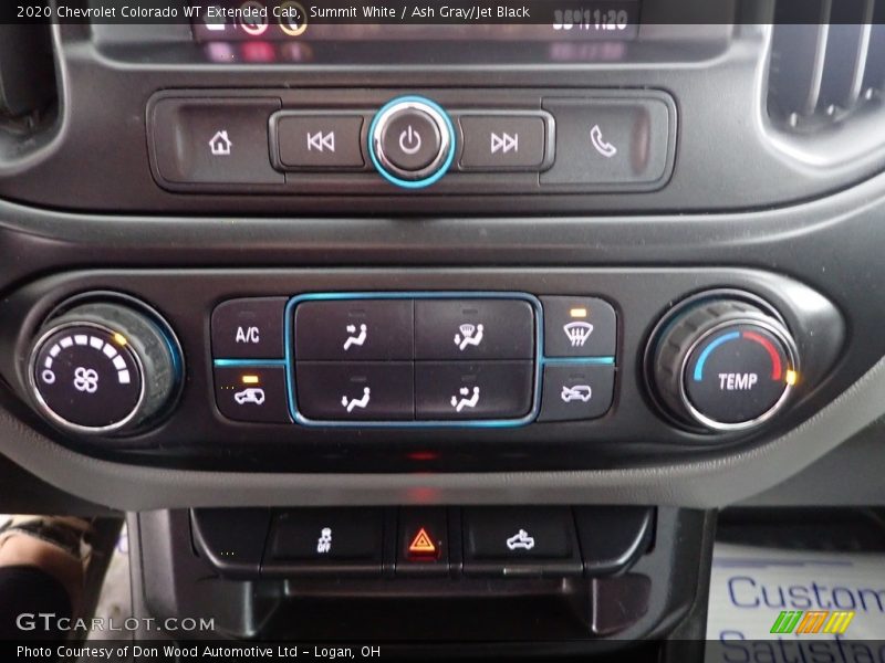 Summit White / Ash Gray/Jet Black 2020 Chevrolet Colorado WT Extended Cab