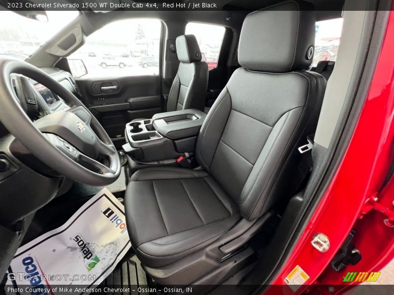  2023 Silverado 1500 WT Double Cab 4x4 Jet Black Interior
