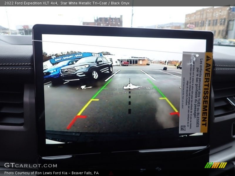 Star White Metallic Tri-Coat / Black Onyx 2022 Ford Expedition XLT 4x4