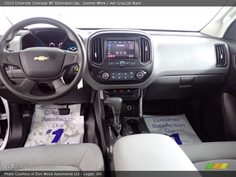 Summit White / Ash Gray/Jet Black 2020 Chevrolet Colorado WT Extended Cab