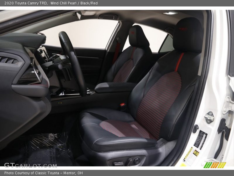 Front Seat of 2020 Camry TRD
