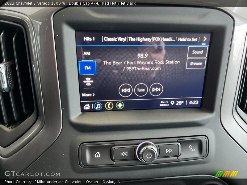Controls of 2023 Silverado 1500 WT Double Cab 4x4