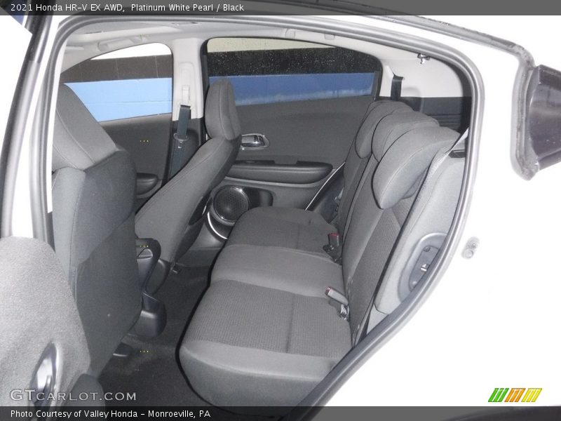 Platinum White Pearl / Black 2021 Honda HR-V EX AWD