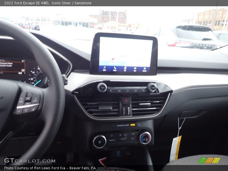 Iconic Silver / Sandstone 2022 Ford Escape SE 4WD