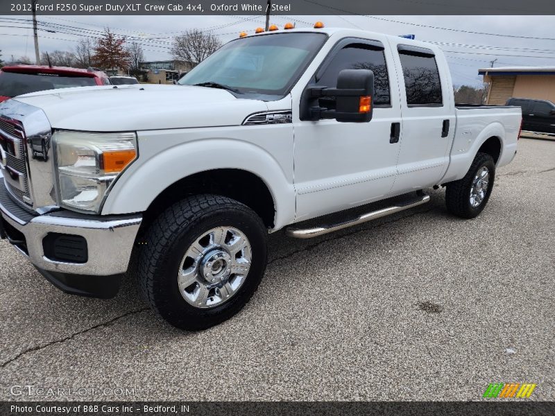 Oxford White / Steel 2012 Ford F250 Super Duty XLT Crew Cab 4x4