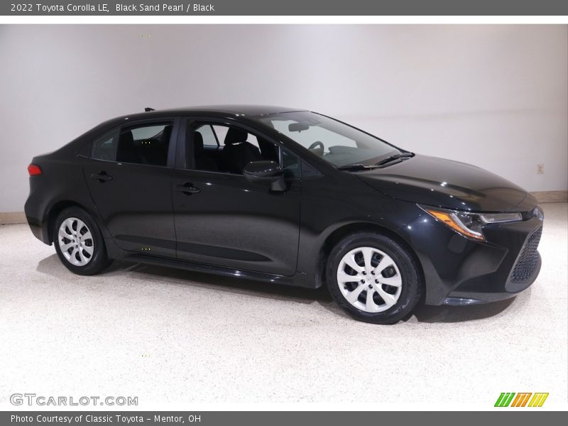 Black Sand Pearl / Black 2022 Toyota Corolla LE