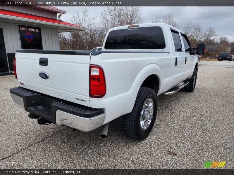 Oxford White / Steel 2012 Ford F250 Super Duty XLT Crew Cab 4x4