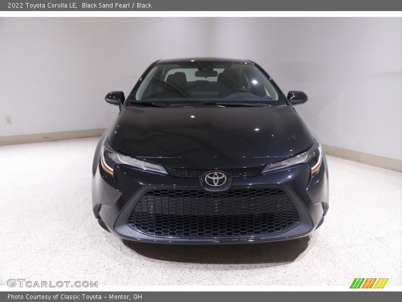Black Sand Pearl / Black 2022 Toyota Corolla LE