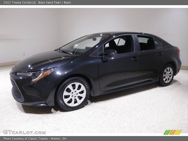 Black Sand Pearl / Black 2022 Toyota Corolla LE
