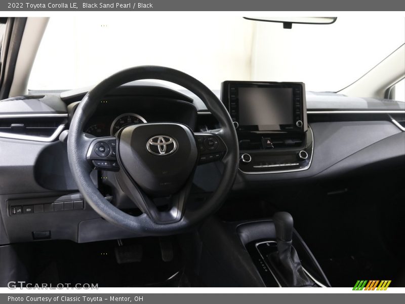 Black Sand Pearl / Black 2022 Toyota Corolla LE