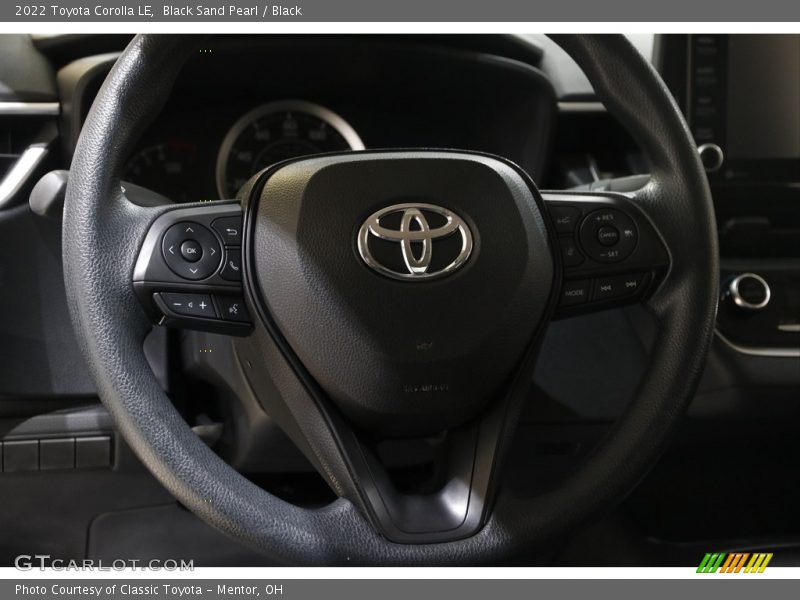 Black Sand Pearl / Black 2022 Toyota Corolla LE