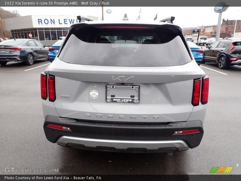 Wolf Gray / Rust 2022 Kia Sorento X-Line SX Prestige AWD