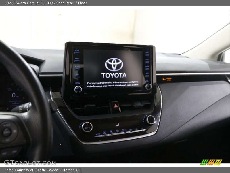 Black Sand Pearl / Black 2022 Toyota Corolla LE