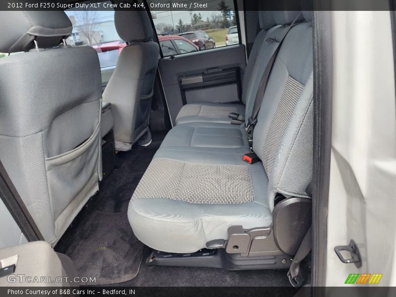 Oxford White / Steel 2012 Ford F250 Super Duty XLT Crew Cab 4x4