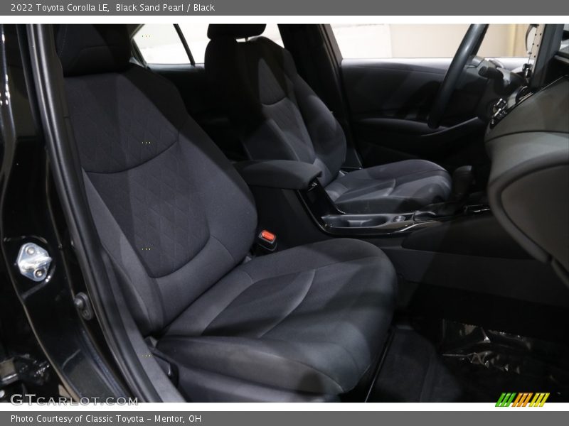 Black Sand Pearl / Black 2022 Toyota Corolla LE