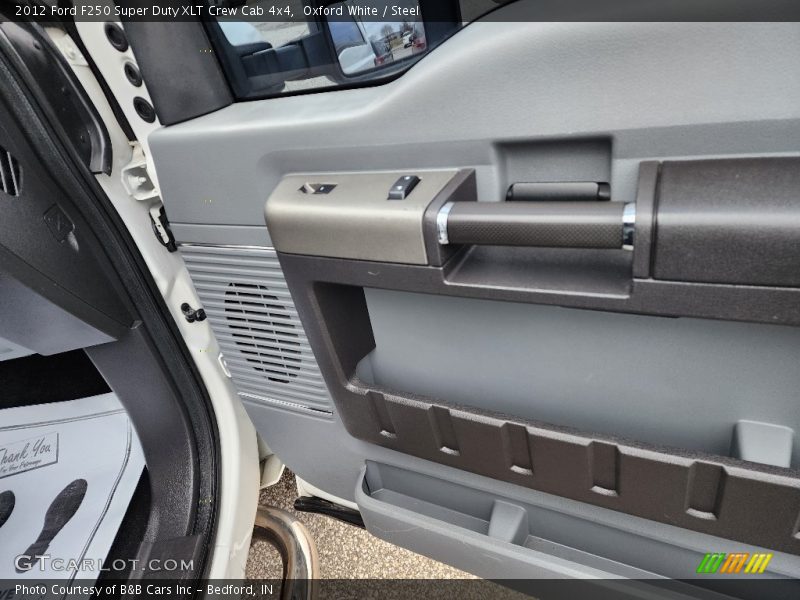 Oxford White / Steel 2012 Ford F250 Super Duty XLT Crew Cab 4x4