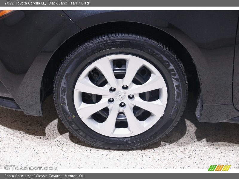 Black Sand Pearl / Black 2022 Toyota Corolla LE