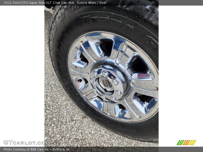 Oxford White / Steel 2012 Ford F250 Super Duty XLT Crew Cab 4x4