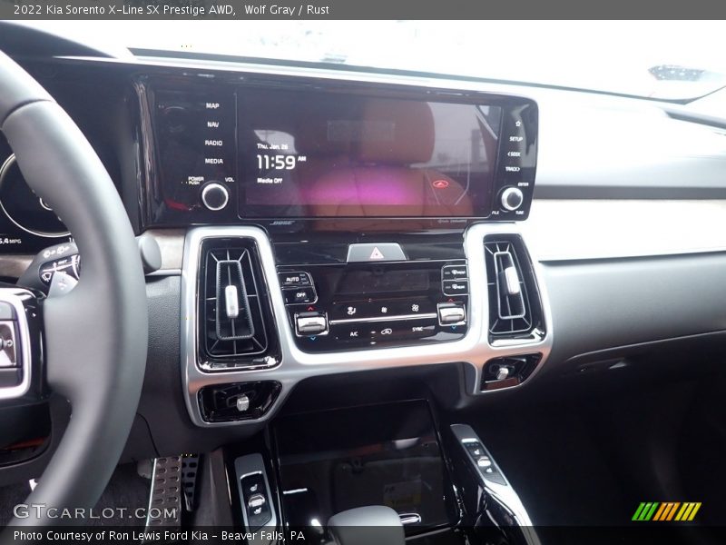 Wolf Gray / Rust 2022 Kia Sorento X-Line SX Prestige AWD