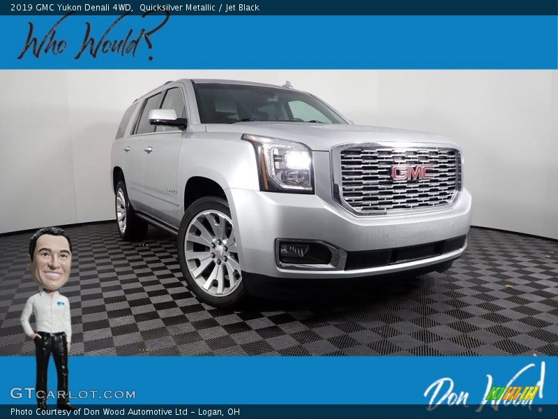 Quicksilver Metallic / Jet Black 2019 GMC Yukon Denali 4WD