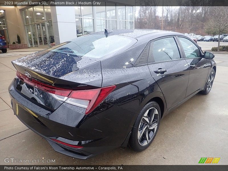 Phantom Black / Medium Gray 2023 Hyundai Elantra SEL