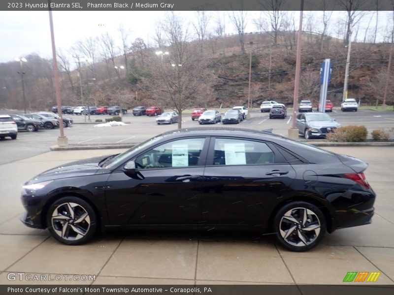 Phantom Black / Medium Gray 2023 Hyundai Elantra SEL